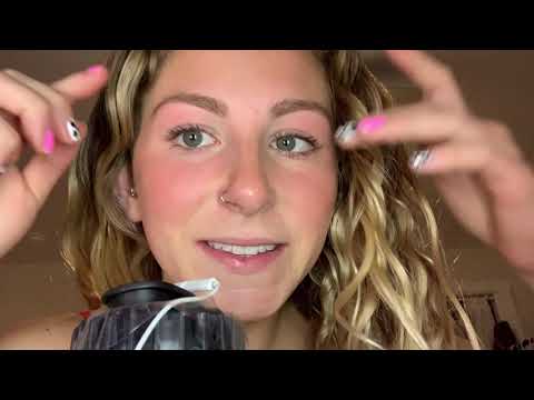 ASMR// EYEBROW+EYELASH TINTING🥸