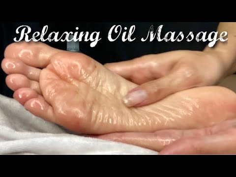 ASMR Foot Oil Massage 👣