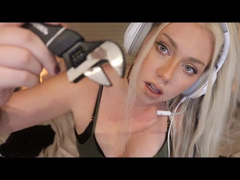 ASMR - LET ME FIX YOU ROBOT With Tools! Fixing by a ROBOTIC MECHANIC !!