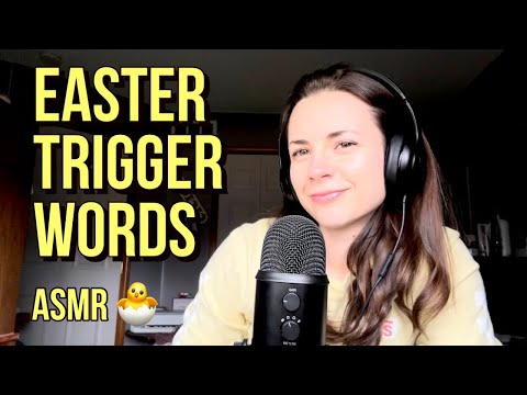 ASMR • Easter & Spring Time Trigger Words 🐰 (Close-Up Whispering)