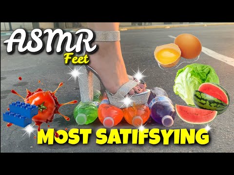TOP SATISFYING FOOT CRUSH CLIPS 2020 | ASMR FEET
