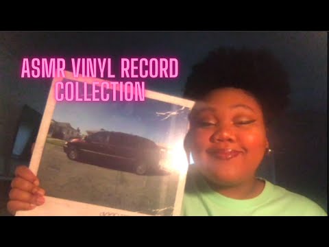 ASMR | Vinyl Record Collection + Gum Chewing