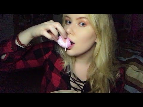 |ASMR| Eating Mochi Ice Cream (chewy mouth sounds)