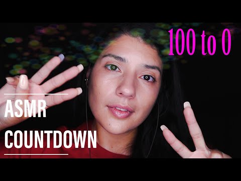 [ASMR] COUNTING YOU TO SLEEP | HAND MOVEMENTS | COUNTDOWN FROM 100