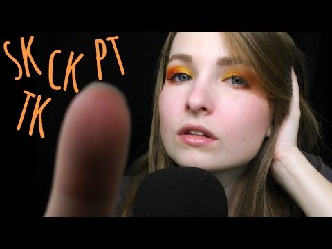 ASMR | Classic Mouth Sounds (sk, tk, ck, pt) with Camera Attention