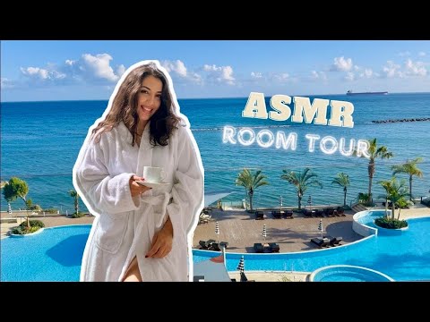 ASMR Hotel Room Tour 🇨🇾 Whispering / Tapping / Scratching