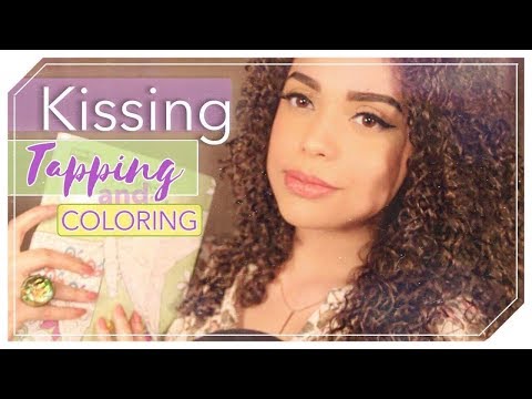 ASMR Name Triggers w/ KISSING, TAPPING and COLORING