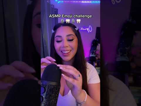 ASMR Emoji Challenge #shorts