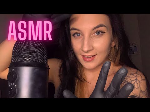 ASMR| GLOVES SOUNDS, TONGUE CLICKING AND HAND MOVEMENTS