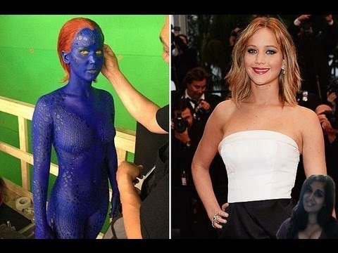 Jennifer Lawrence confesses I am naked on X-Men Days of Future Past Movie   - video review