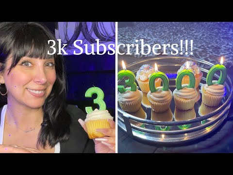 3k Subscribers/ Cupcake 🧁 Celebration/ ASMR