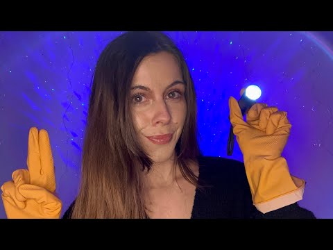 ASMR 4 Minute Cranial Nerve Exam ⚡️(kinda chaotic but chill)