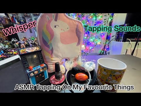 ASMR Tapping On My Favorite Things (Featuring Mister 😻) WHISPER