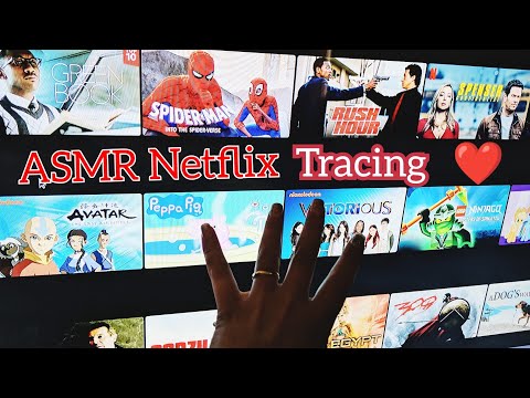 NETFLIX ASMR TV TRACING IMAGES & REPEATING WORDS & MOUTH SOUNDS (FAN FAVOURITE)