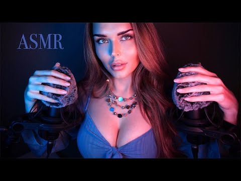 ASMR | Incredibly RELAXING Mic Scratching [deep breathing + soft whispers] 😴