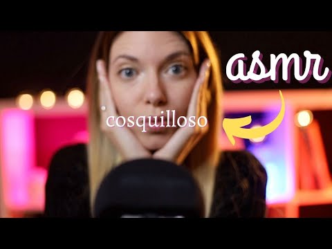 ASMR cosquilloso con Palabras repetitivas para dormir | En español