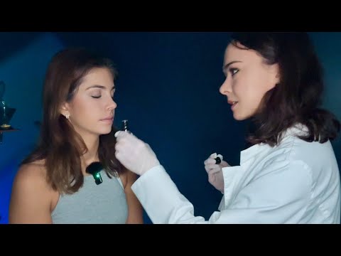 ASMR Head To Toe Exam + Skin Pulling Therapy - Soft Spoken Medical Role Play with @MadPASMR to RELAX