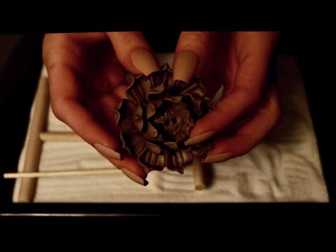 #ASMR | Sounds For Sleep | Zen Garden Raking (w/music)