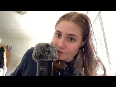 ASMR affirmations for sleep 💕 gentle whispers, positivity + visual triggers
