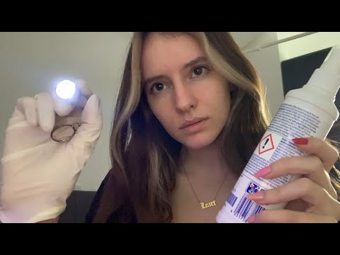 ASMR something’s in your eye/you messed up your eye 👁😷 (whispered/soft spoken)