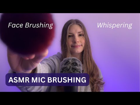ASMR Mic + Face Brushing To Help You Sleep