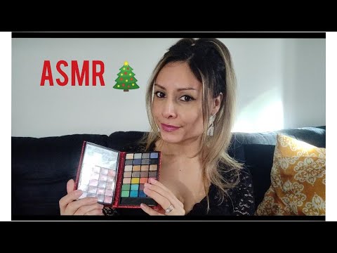 ASMR: Holiday makeover (Hair and makeup RP) ⛄🎄