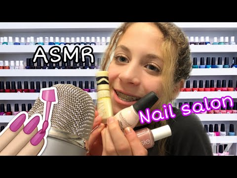 ASMR NAIL SALON RP| personal attention, clipping, scratching, etc