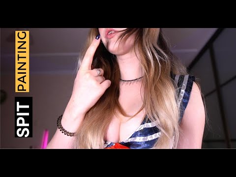 ASMR SPIT PAINTING ON YOUR FACE💦❤️with Sailor Moon^^