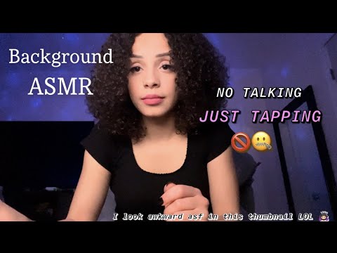 Background ASMR~Perfect for Studying, Working, Gaming (NO TALKING🤫) Fast & Slow Tapping | Lofi Asmr