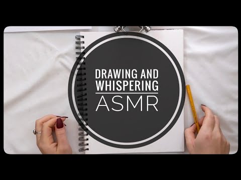Christmas Drawing and Whispering ASMR