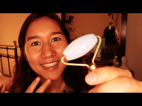 [ASMR] Facial Treatment, Face Massage, Skin Exam & Acne Extraction  (Soft Spoken Spa Roleplay)