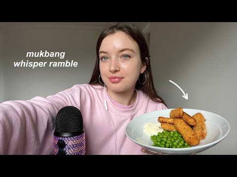 ASMR mukbang & whisper ramble