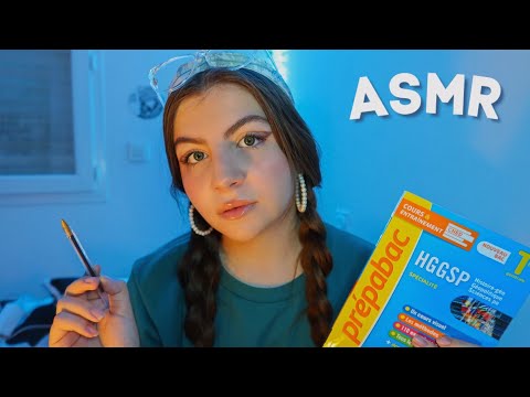 ASMR | Ton amie timide t'aide à réviser 🌸