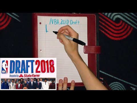 Re-Drafting The 2018 NBA Draft ( ASMR w/Writing Sounds )