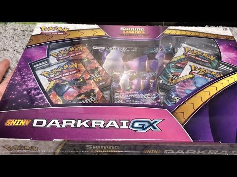 ASMR Pokemon Shiny Darkrai Unboxing/ pack opening