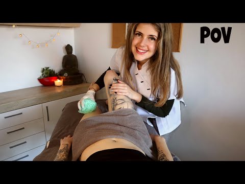 ASMR Full Body Massage [Real Person] german/deutsch