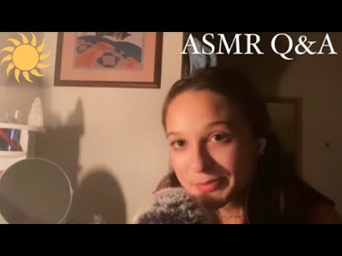 ASMR Q& A🌟( my star sign/ relationships/ and how to stay positive in low situations)