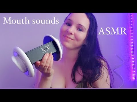 ♡ASMR Mouth sounds & Gentle Whispers for Deep sleep [3Dio]
