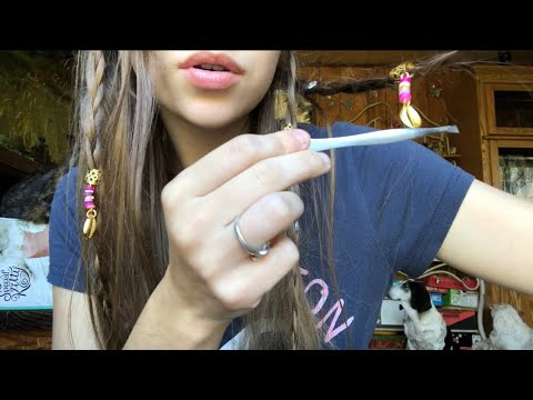 ASMR playing with jewelry in hair // asmr hair play
