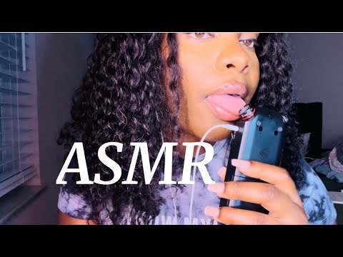 ASMR| Wet Mouth Sounds & More Tascam Tingles