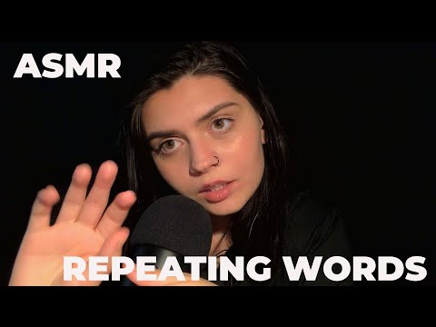 ASMR Repeating Words: LET'S TAKE A LOOK, OK GOOD, A LITTLE BIT