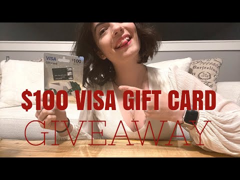 ASMR | $100 Visa gift card GIVEAWAY | ASMRbyJ