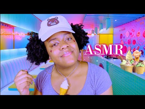 ASMR | Ice Cream Shop🍦| No Props, Mouth Sounds, Hand Movements ~🍦♡