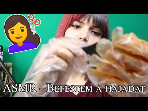 (Magyar ASMR) Befestem a hajadat | ASMR Hair dye | Roleplay