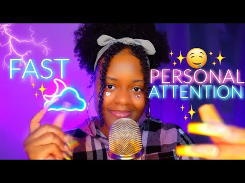 ASMR 💕✨💨 FAST Personal Attention That Will Send Shiversss Down Your Spine 🤤✨ (TINGLE OVERLOAD)~