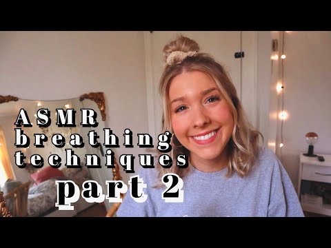 part 2 | ASMR relaxing breathing techniques for stress relief