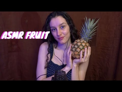 ASMR Français: Un bout d'été pour t'endormir (fruit, whisper, layered, tapping,   satisfying, sleep)
