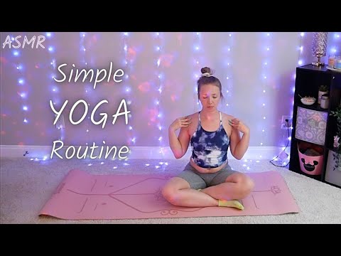ASMR| Yoga Before Bed ~ wind down with me💤💕 (voiceover)
