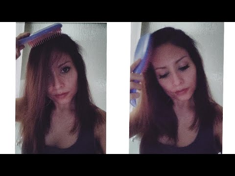 ASMR Brushing my hair