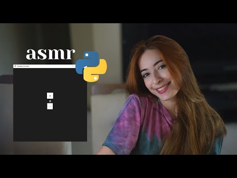 ASMR Programando | Contador de Clicks ( +Python)